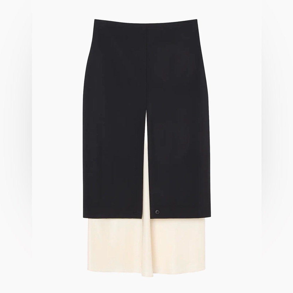 Rohe Contrast Skirt,38, Black White